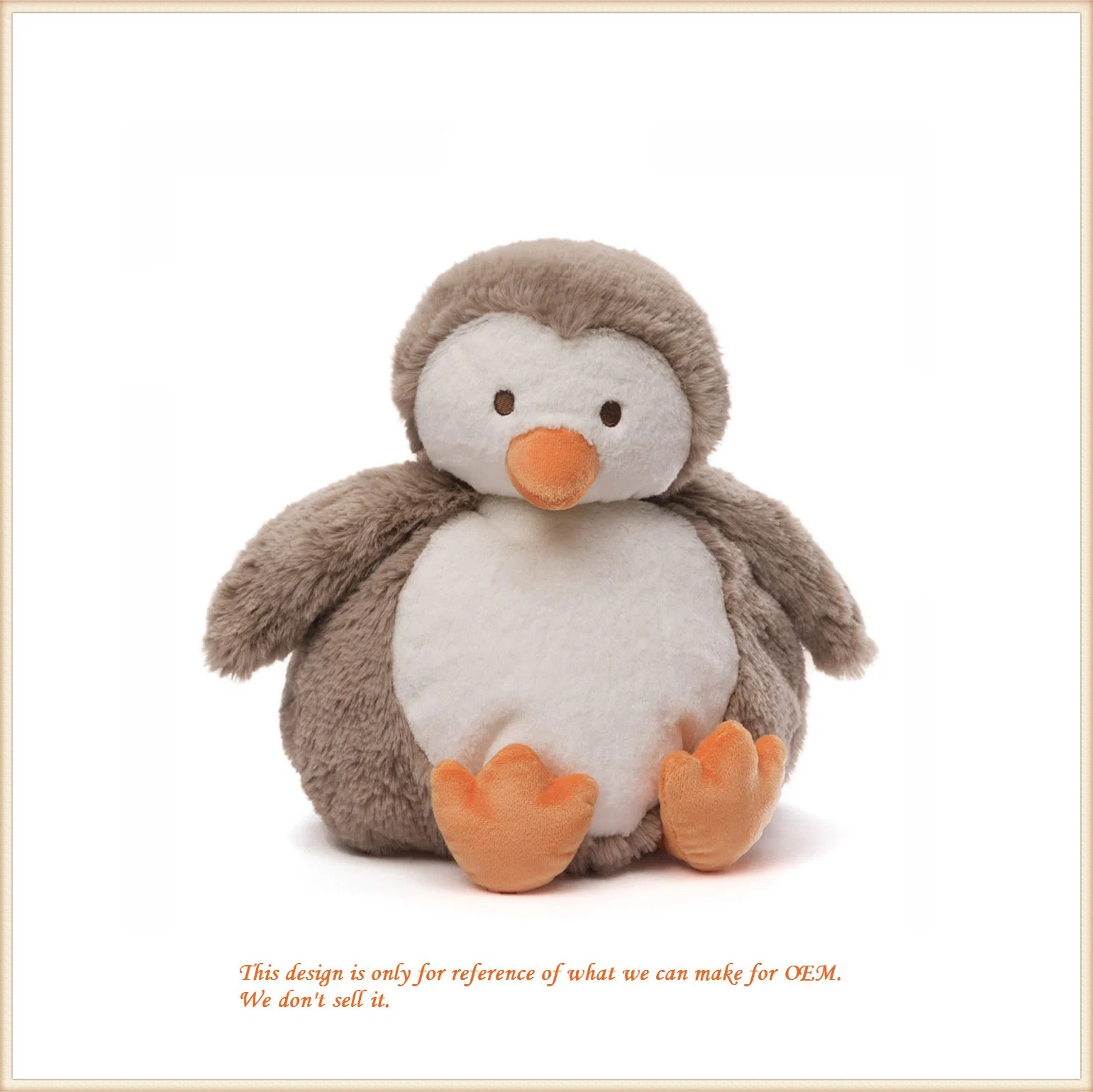 Custom Small Roly-Poly Bird Plush Toy/ Lovely Animal Stuffed Toys