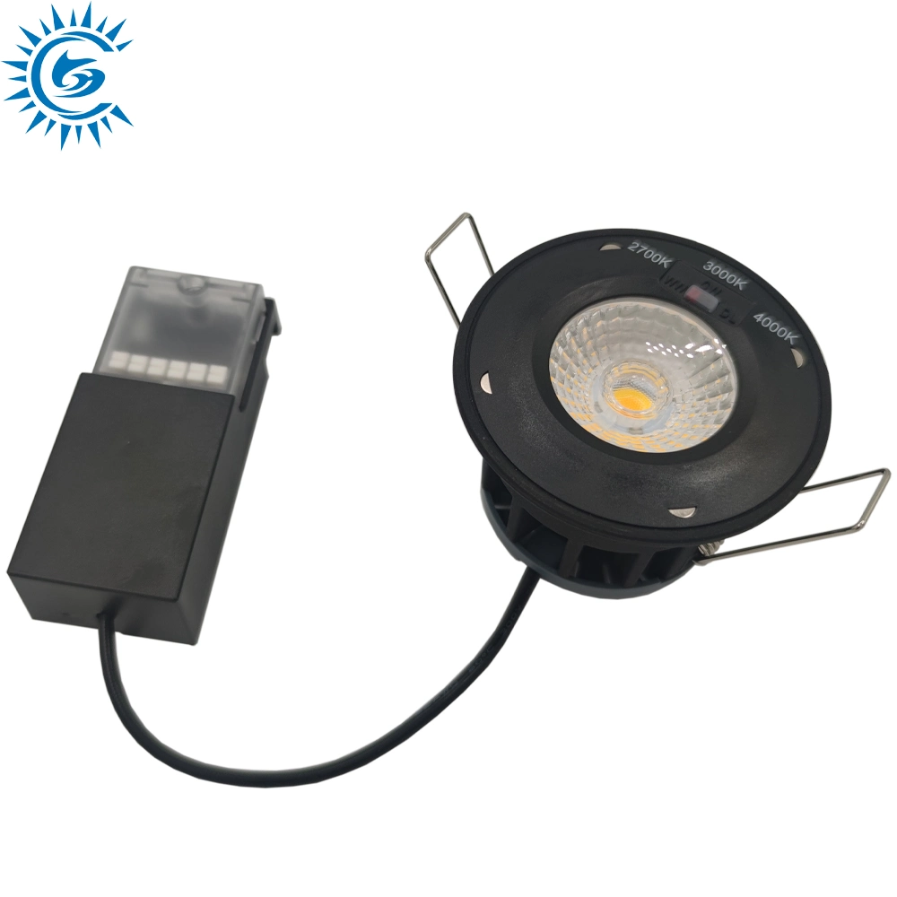 Tudo em Um fácil de instalar 3000K, 4000K, 6000K DIMERIZÁVEL COB 5W 6W 7W 8W 10W LED de iluminação embutida Down-Light com molduras coloridas