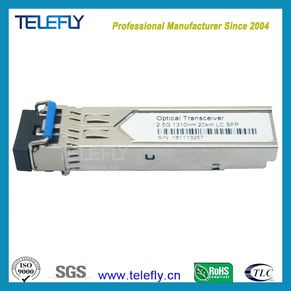 High Speed Cisco 2.5g Fiber Optic Module SFP 20km Huawei SFP Module Price