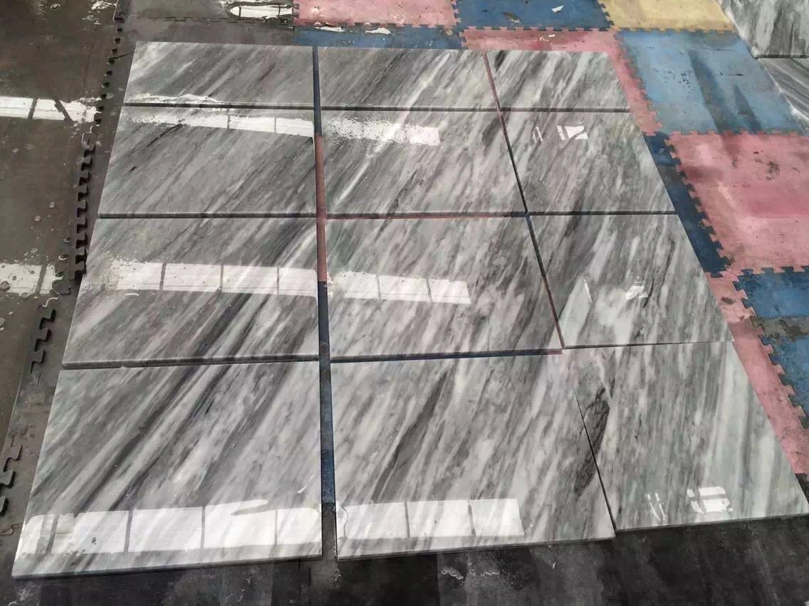 Nuvolato Grigio/mármol gris de Italia para el azulejo de suelo