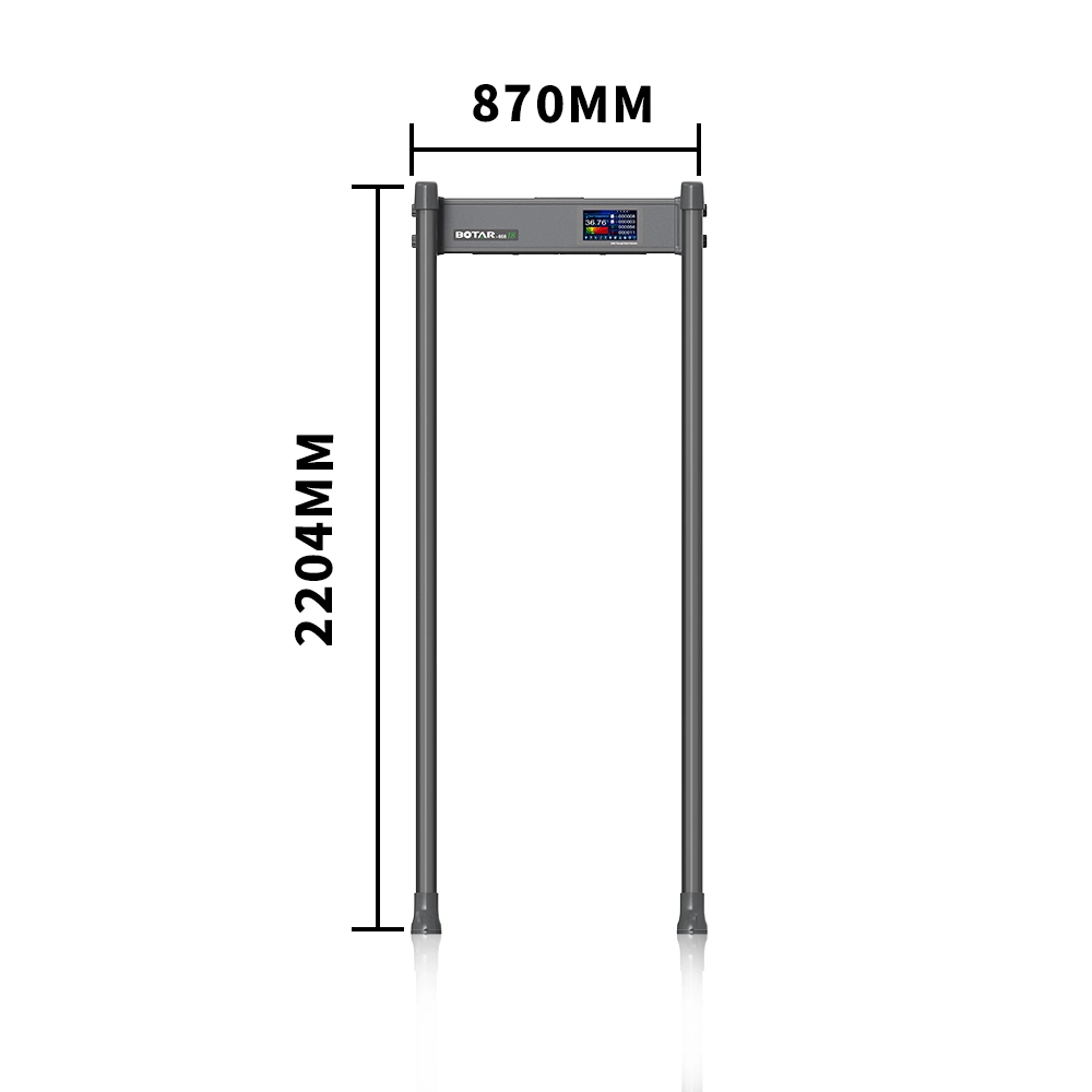 Escáner de cuerpo entero Detector de metales Detector de metales Puerta de seguridad