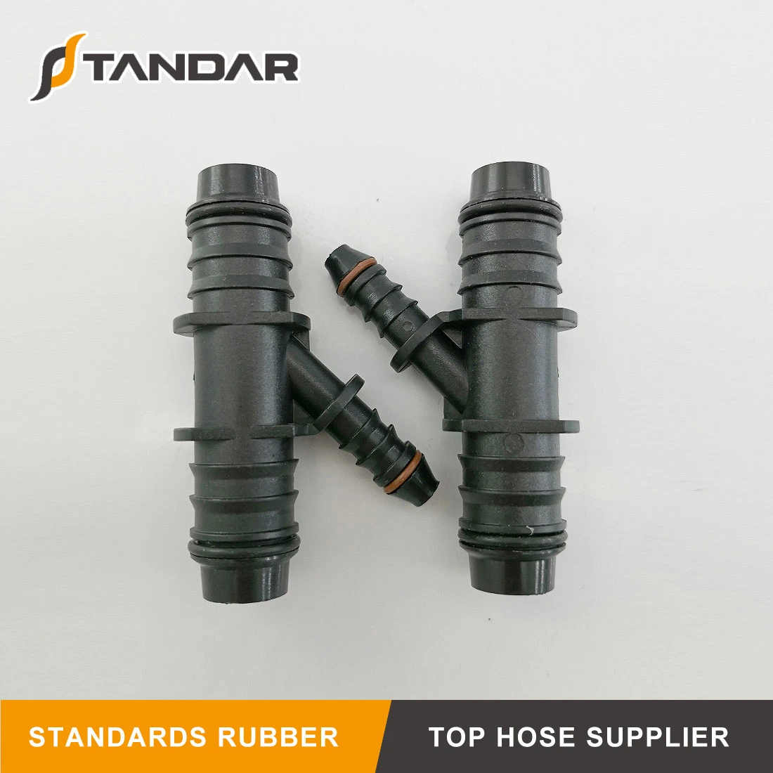 Black Connector Used on Hydraulic Flexible Pressure Rubber Pipe