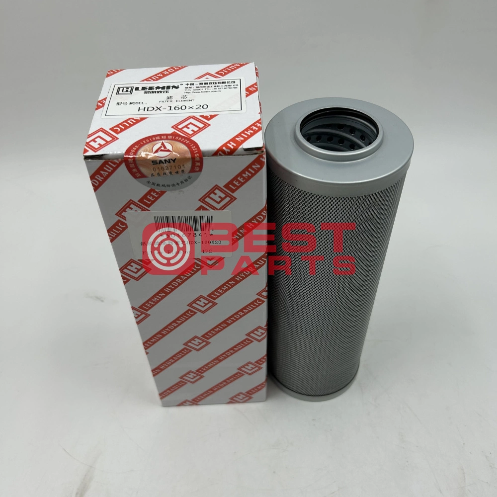 Excavator Engine Parts Filter Element Hydraulic Oil Filter Hdx-160X20 for Truck Crane