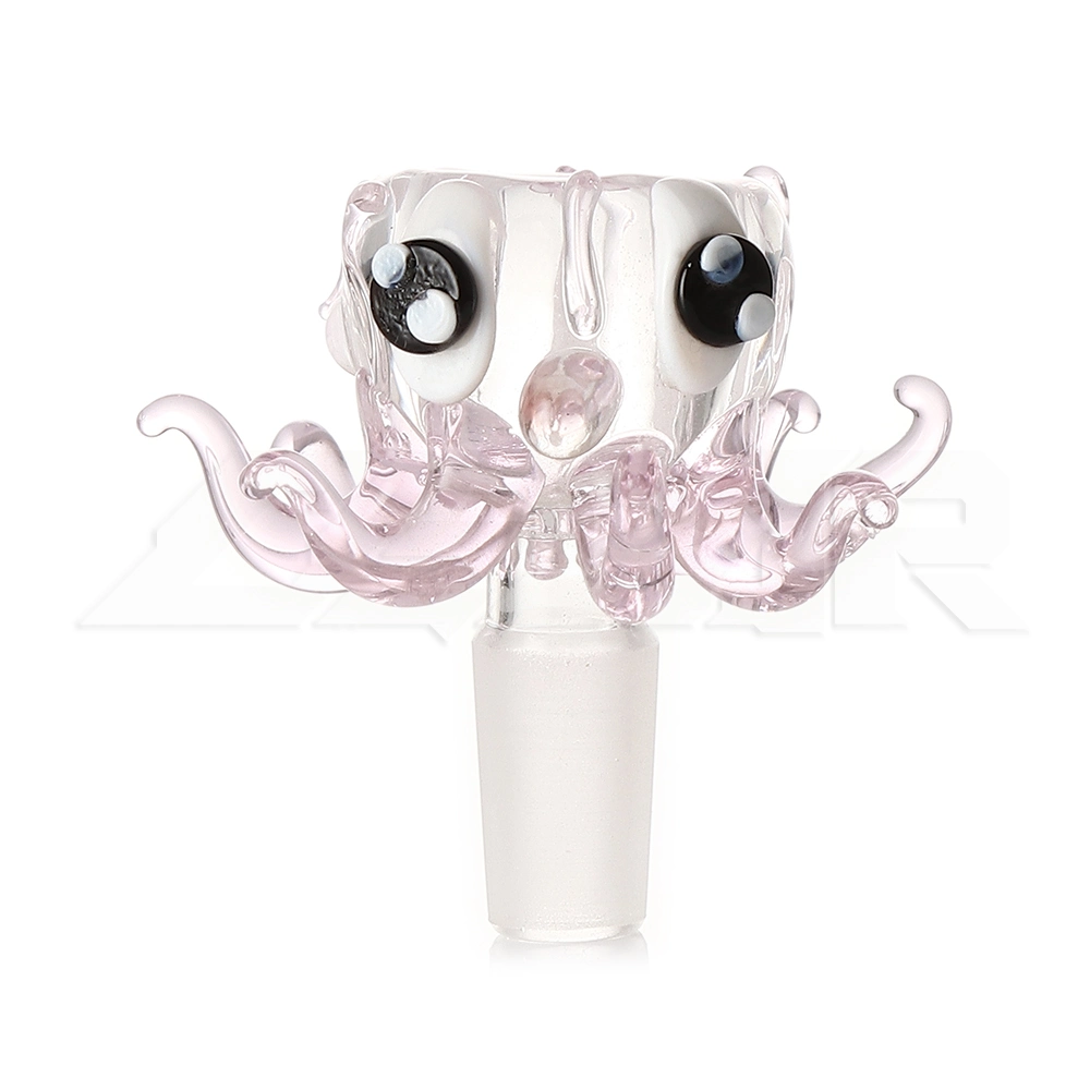 3D Baby Octopus Glass Bowl 14mm Male Glass Smoking Water Pipe Bowl Glass Smoke Accessories