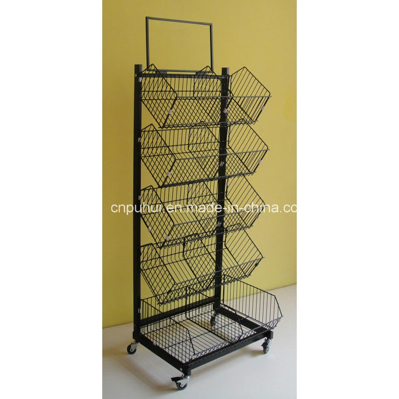 5 Layer Spinning Steel Wire Bin Plush Toys Metal Rack Display (PHY205)