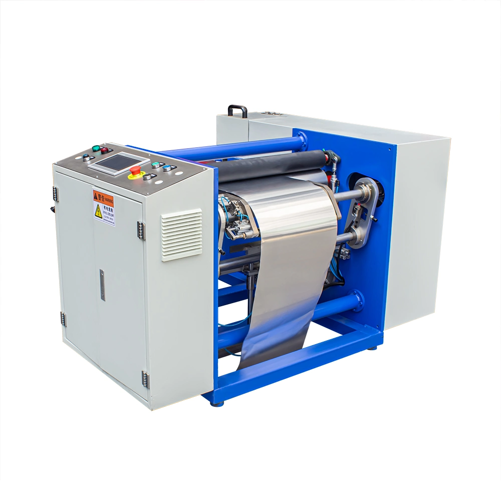 Supplier Prices for Kitchen Paper Pve Plastic Film Aluminum Foil Roll Semi Automatic Slitting and Rewinding Machine