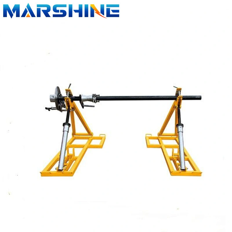 5 Ton Standing Hydraulic Detachable Wire Electrical Cable Reel Drum Roller Lifting Tray Jack Stand