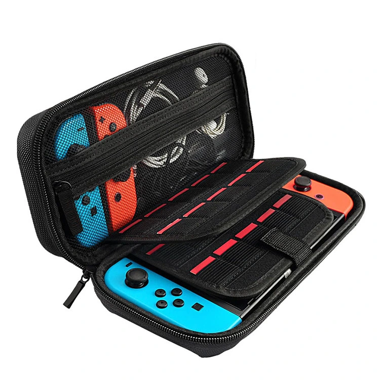 Custom Hard Shell Waterproolf Portable Black Nx Ns Switch Hard EVA Carry Shell Travel Case Game Traveler Deluxe with Handle