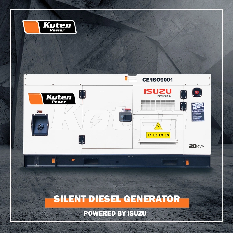 Powered by Jmc Engine Je493dB-04 16kw 20kVA Home Use Generator Silent Type