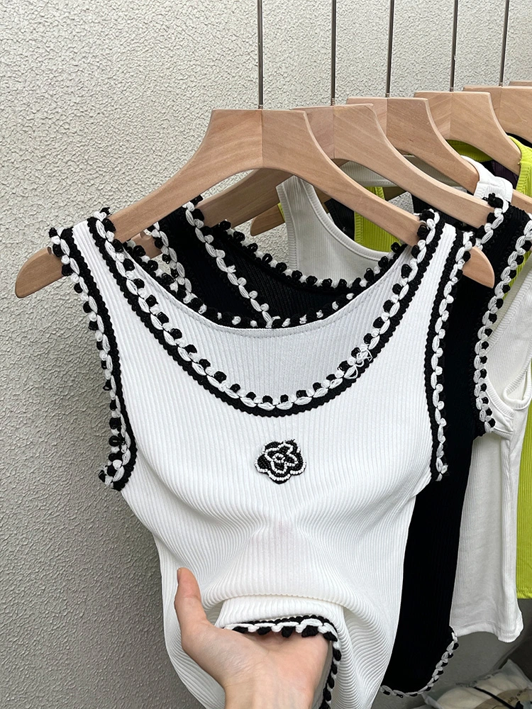 Hot Sell Lady Elegant Sexy Deep V-Neck Halter Tshirt Club Street Style