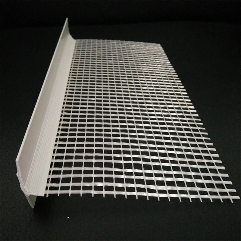 Wall Edge Protector Drywall Profiles PVC Plastering Corner Bead with Professional Fiberglass Mesh Building