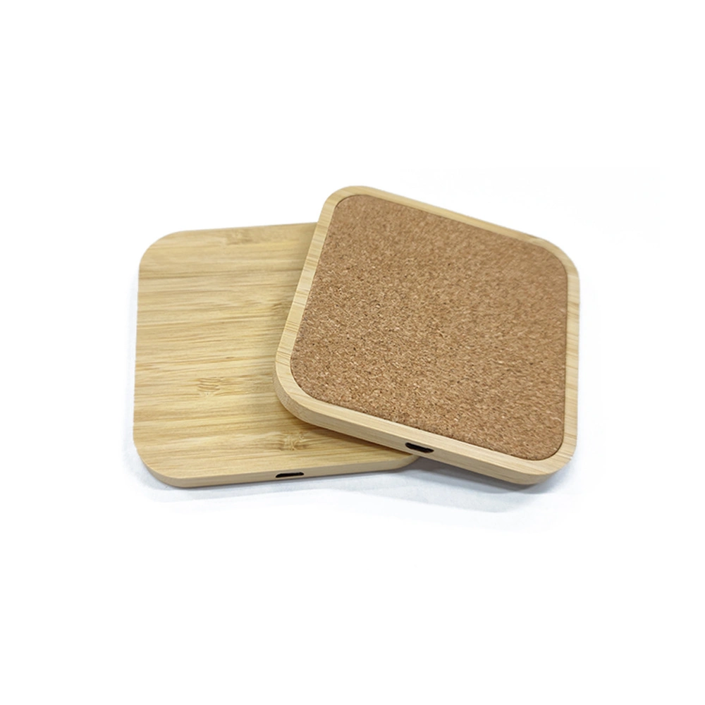 Bamboo Wooden with FSC Certified Eco Fast Qi Wireless Charger