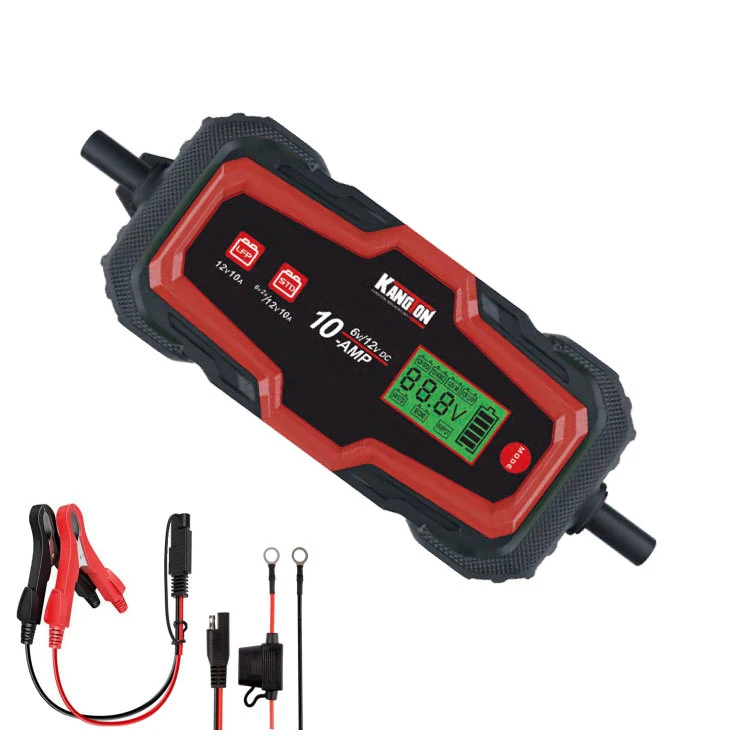 10.0A Auto Smart Charger 12V Automatic Lithium Battery Charger Jump Starter