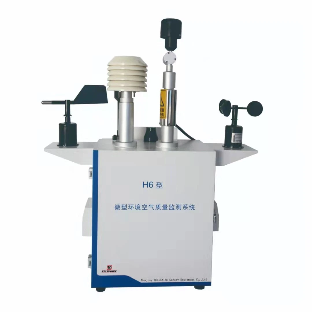 H6 sistema de monitorização da qualidade do ar para detecção de SO2/Co/O2/NO2/PM2.5/PM10