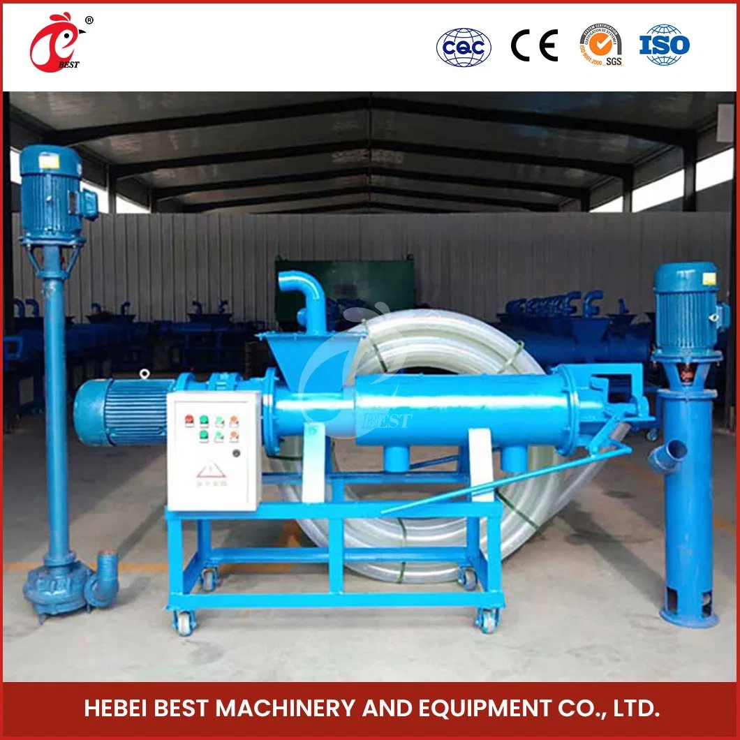 Bestchickencage Manure Drying Machine China Small Cow Manure Dryer Manufacturing Free Sample No Need Add Flocculant Electric Chicken Manure Dryer