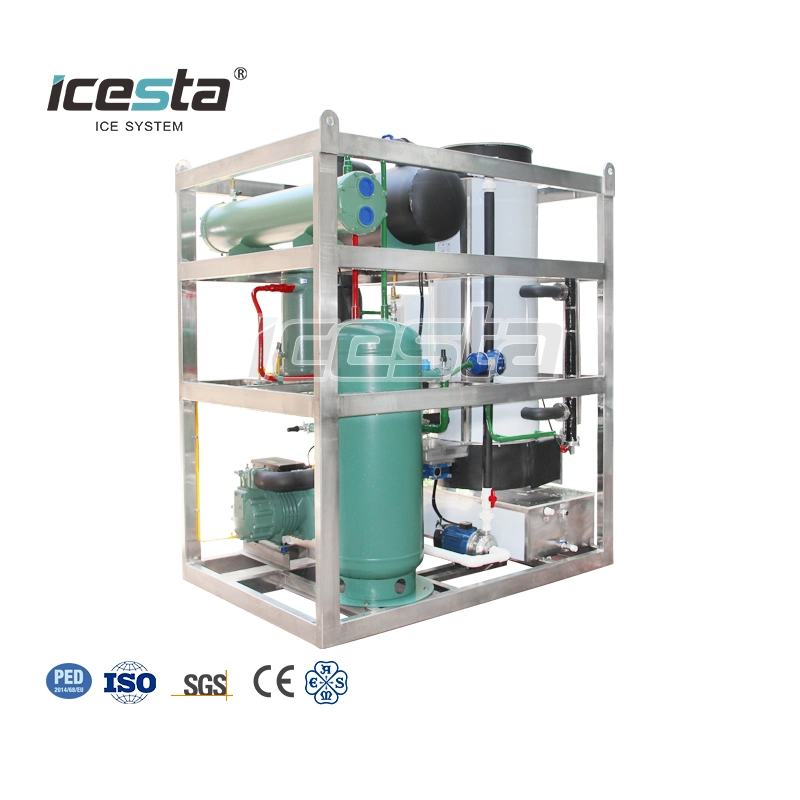 Icesta Customized Energy Saving High Productivity Long Service Life 5 Ton Tube Ice Machine