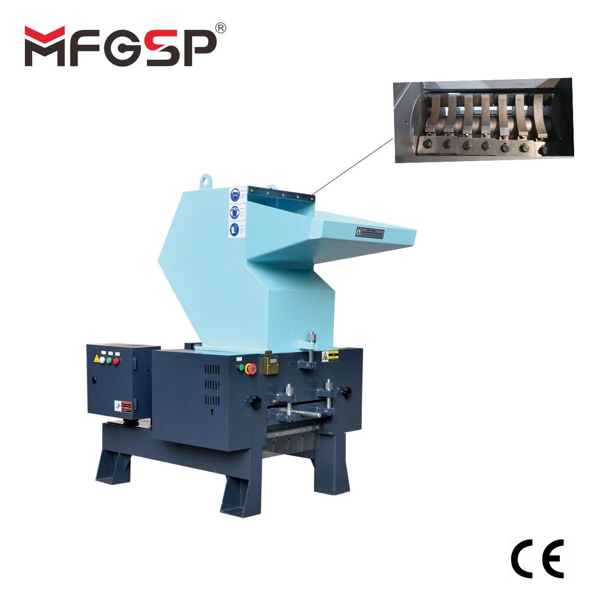 Pulverizing of all kinds of plastics Crush Capacity 150-200kg/H Strong Crusher