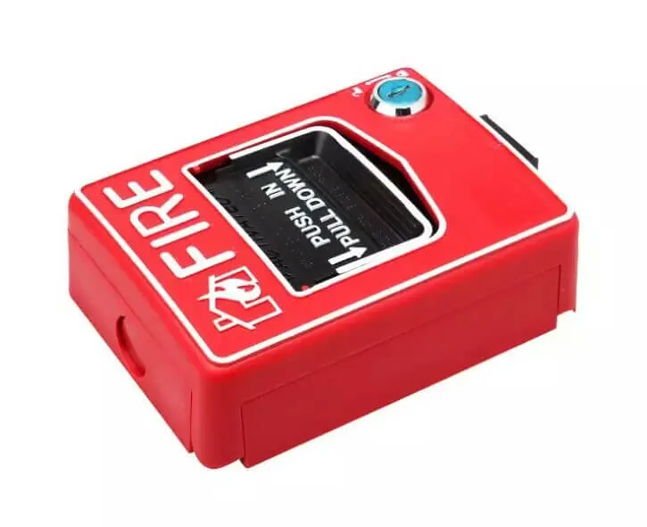 Emergency Button Fireproof Plastic Pollcall Point Resettable Switches Button