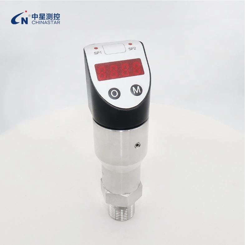 Intelligent Pressure Switch Combining Pressure Measurement Local Display and Control Together Chinastar CS-PT623