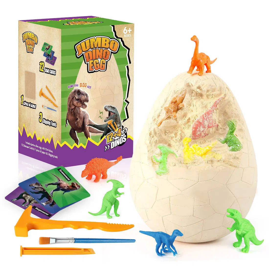Kids Dinosaur Toys Easter Science Stem Toys Excavation Kit Dino Egg Dig Kit Dinosaur Eggs Toys