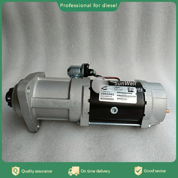 38 Mt-HD Diesel 6CT8.3 6CT Engine Parts 12V Volt Starter Motor 3965283 5267908 5363432 3939302 3921402 3910643 3906751