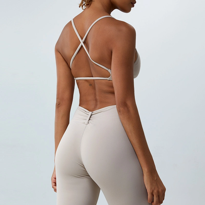 Quick-Drying transpirable Naked Yoga Sujetador de running Leggings deportivos Lulu para mujer Ropa de yoga de la parte superior de la aptitud