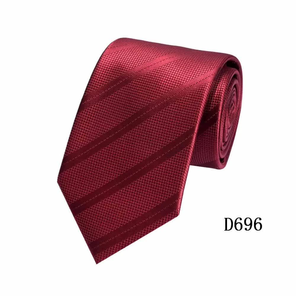 in Stock Mens Red Tie