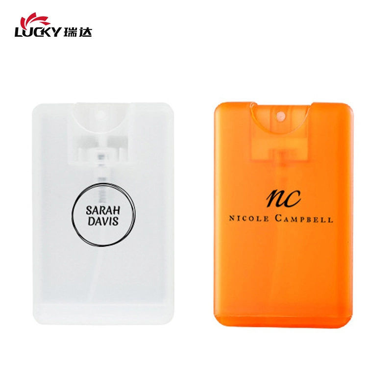 20ml PP Credit Card Perfume Bottle Plastic Pocket Spray Card Bottle