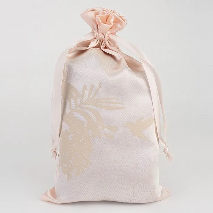 Drawstring Satin Bag Various Size and Design Bags Making Factory