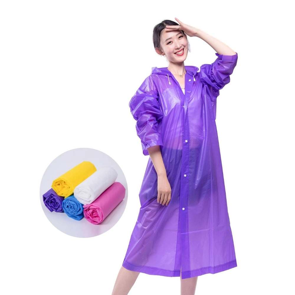 Disposable Raincoat Thickened Adult Raincoat Outdoor Travel Raincoat Long Body Anti-Storm Single Men and Women Jacket Bl23267