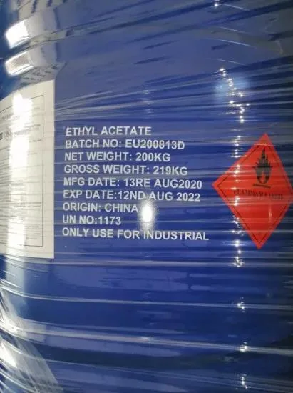 Processus de fabrication usine éthyl acétate (CCE) dans du plastique