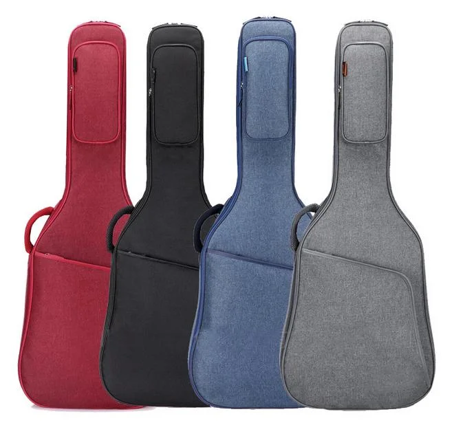 Bolsa de guitarra buena calidad Doble Straps12mm relleno instrumento musical impermeable