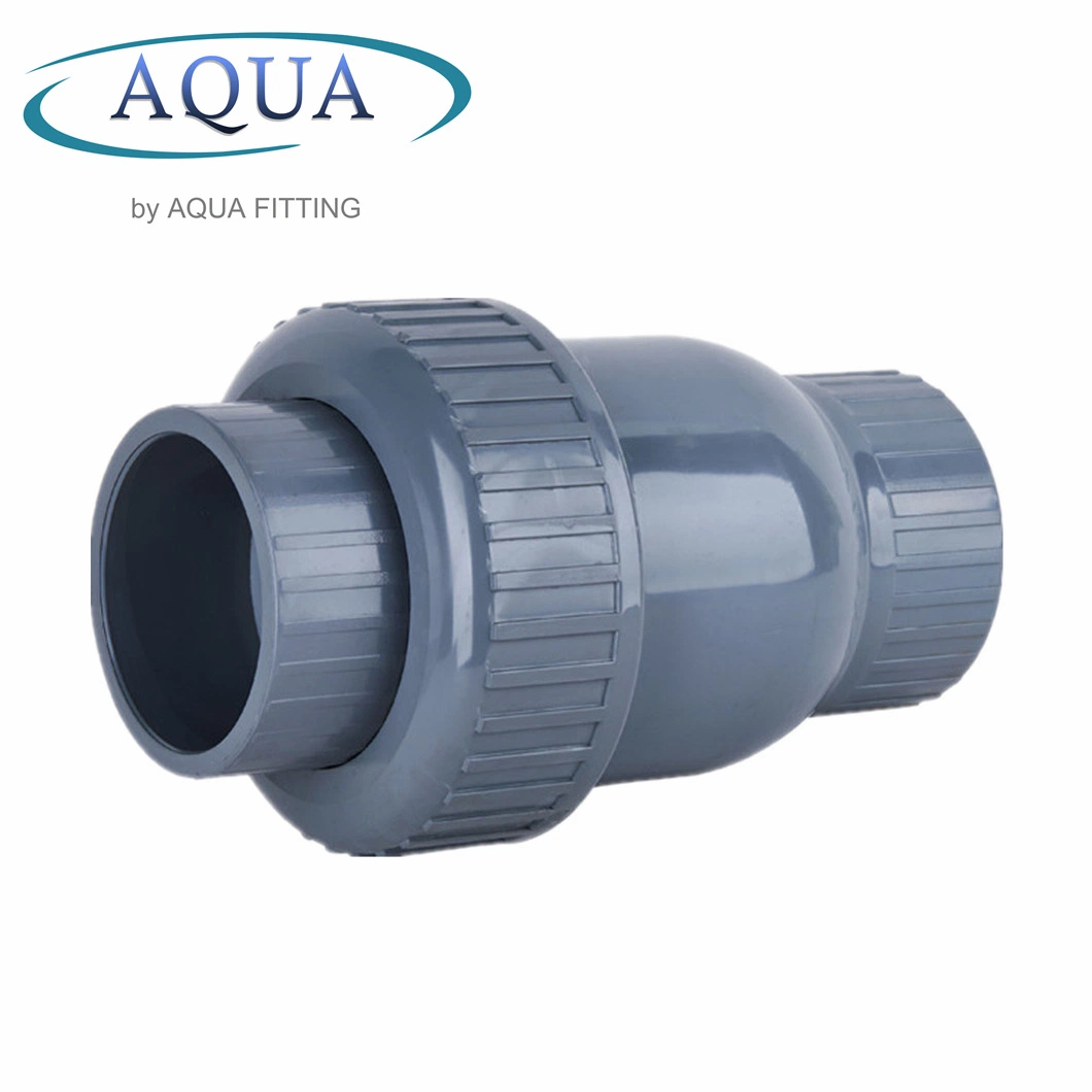 Plastic CPVC Single Union Socket Wafer Check Valve