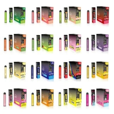 Hotte de extracção de gases Vapes descartável original de 5% Nicotin Ultra 2500 borlas para hottes Whoelsale Vapes preço de fábrica de cigarros Electrónicos