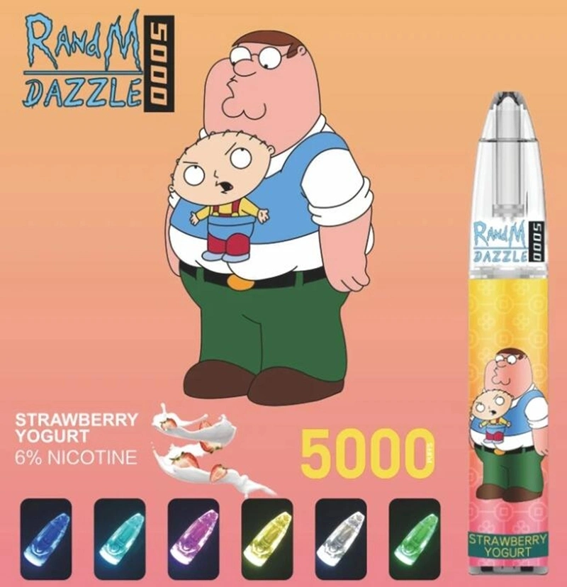 2022 El Buen Gusto Envío rápido Fumot Randm Dazzle 5000 inhalaciones de 6% de sal de la nicotina Vape desechables