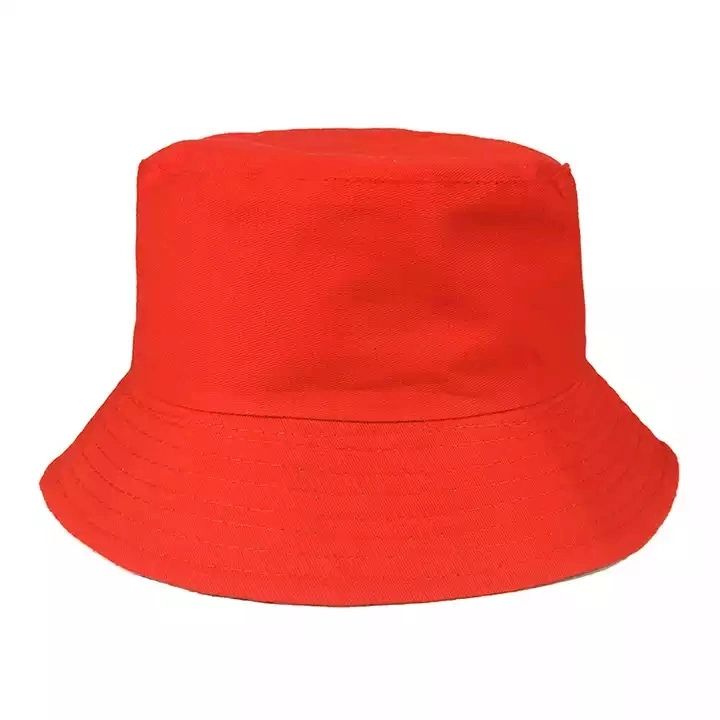 Low MOQ Baumwolle Fisherman hat Solid Color Kinder Erwachsene Sommer Beach Sun Visor Caps Bulk Unisex Blank Einfarbige Eimer Hüte