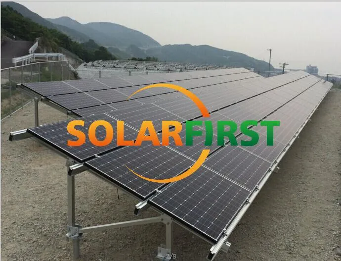 Aluminum alloy solar pv mounting structure solar racking frames