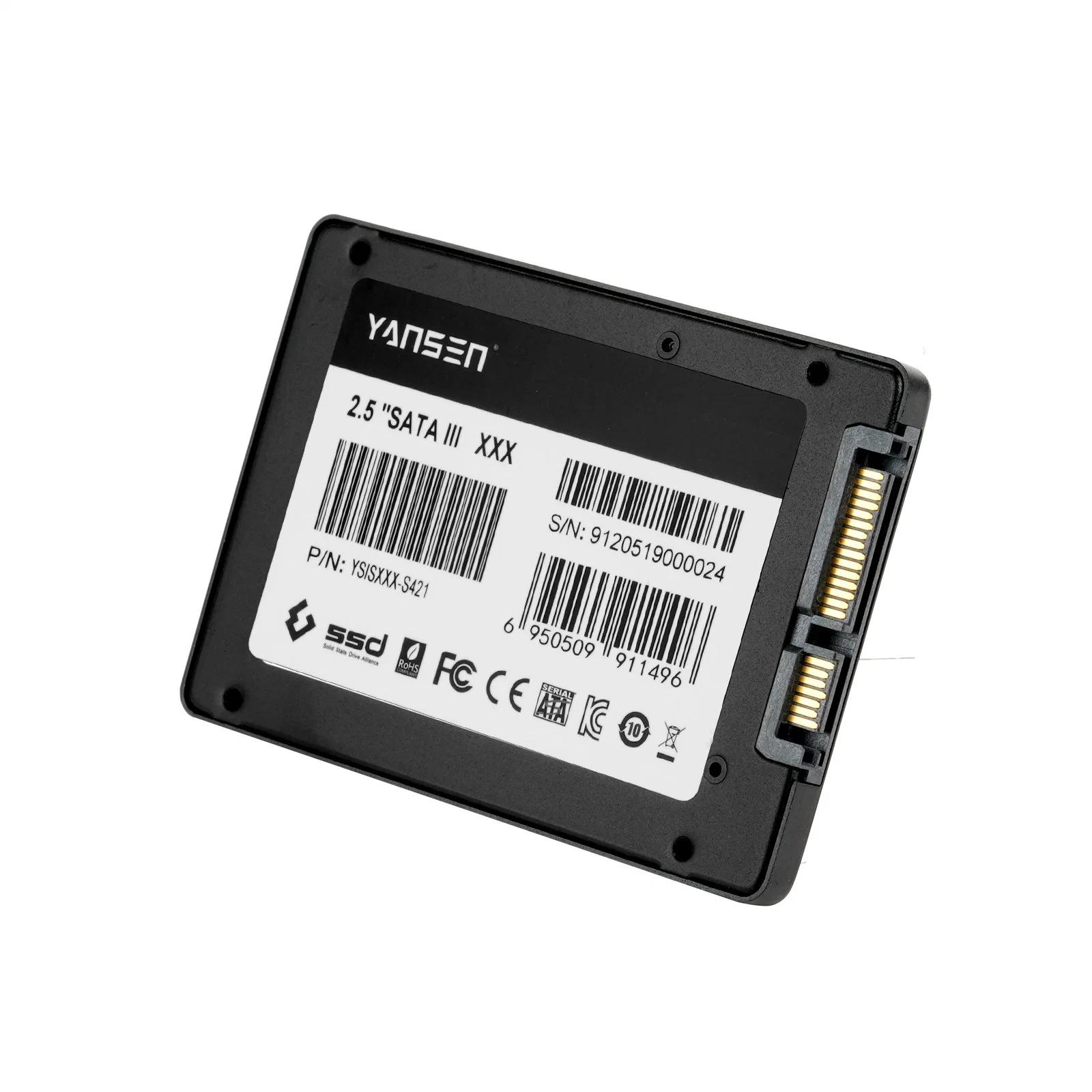 Yansen High Durability High Capacity 2.5 Inch SATA SSD for Embeded Applications 128GB-1tb SSD