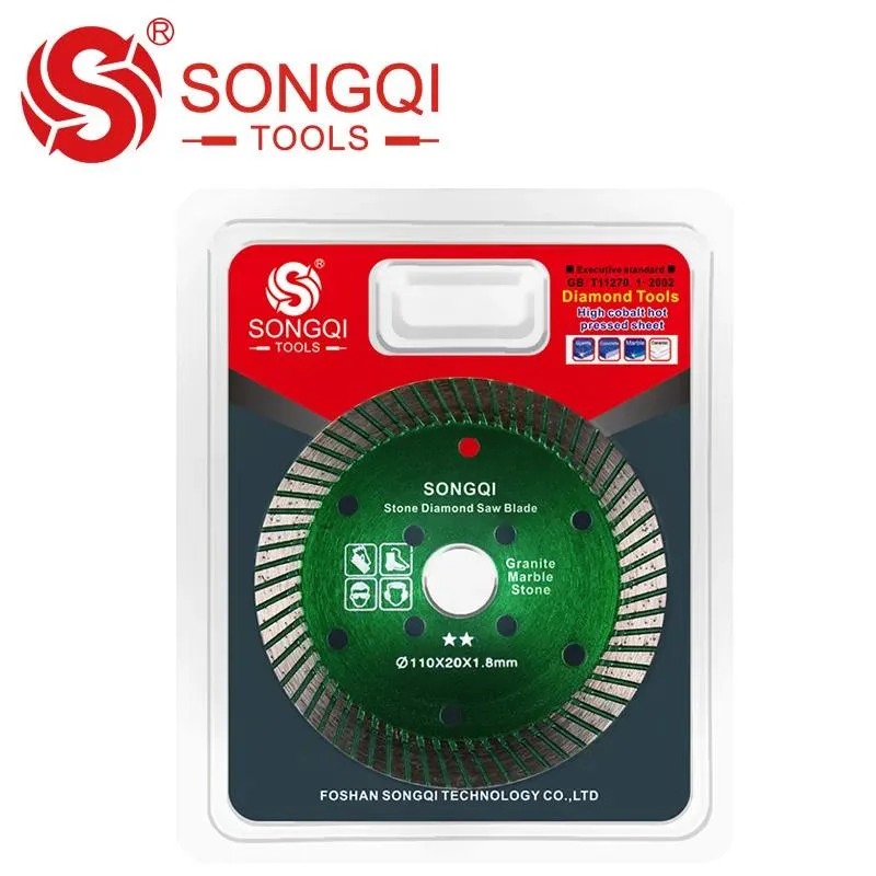 Songqi 110mm Diamond Cutting Blade with Multi Holes Diamond Saw Blade for Marble Granite Masonry