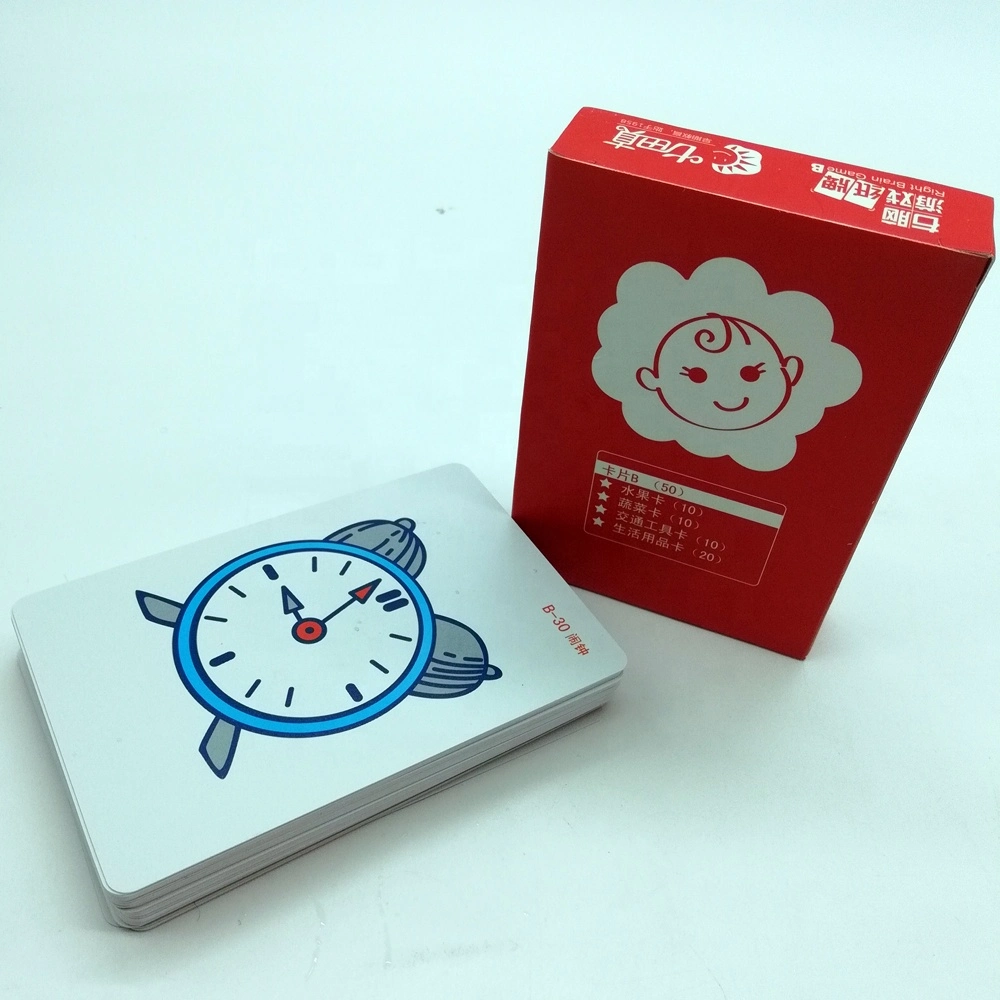 Gran cantidad de reproducción personalizada Impresión de tarjetas Tarjetas de Memoria Flash de alta calidad impermeable tarjeta de juego para niños