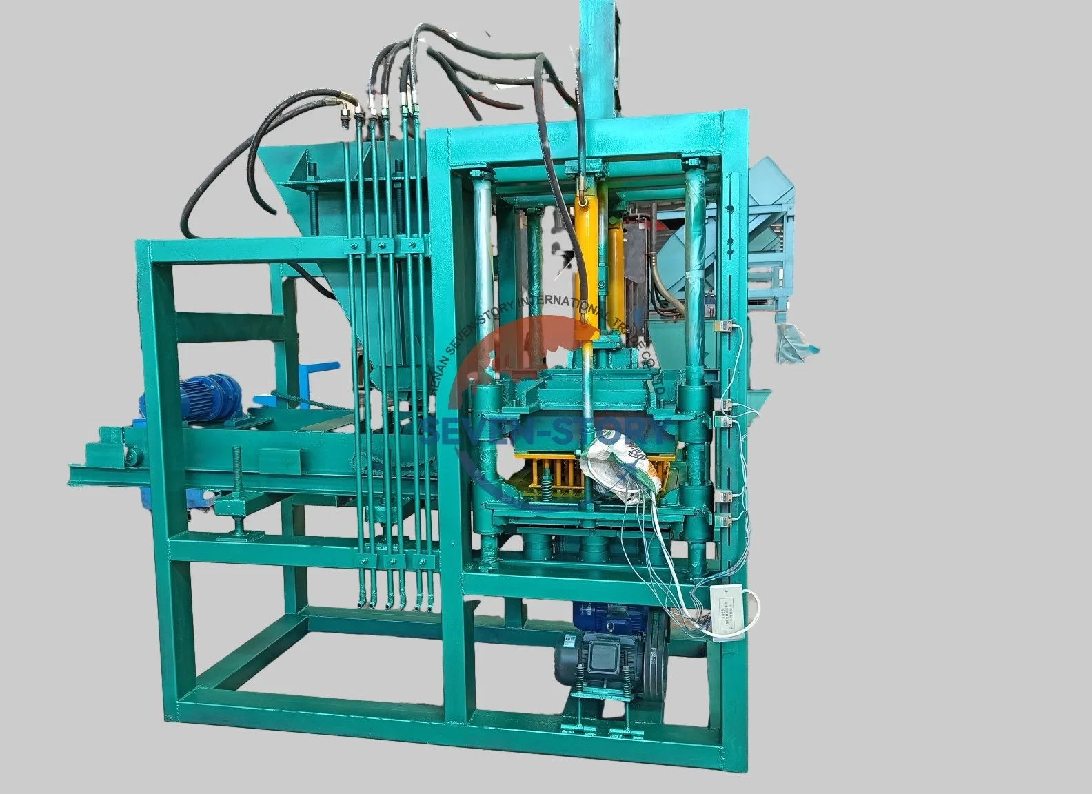 Fully Automatic Concrete Block Press Machine