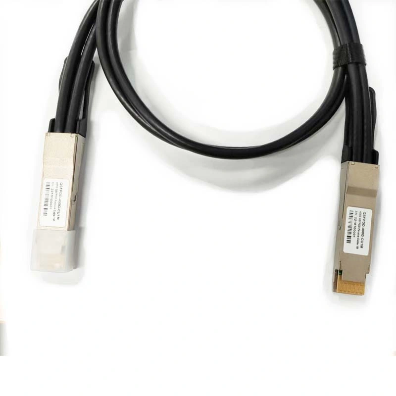 المصنع الأصلي 400gbps Qsfp DD إلى Cu1m Qsfp السلبية عالية كبل السرعة DAC متوافق مع Huawei Ruijie H3C