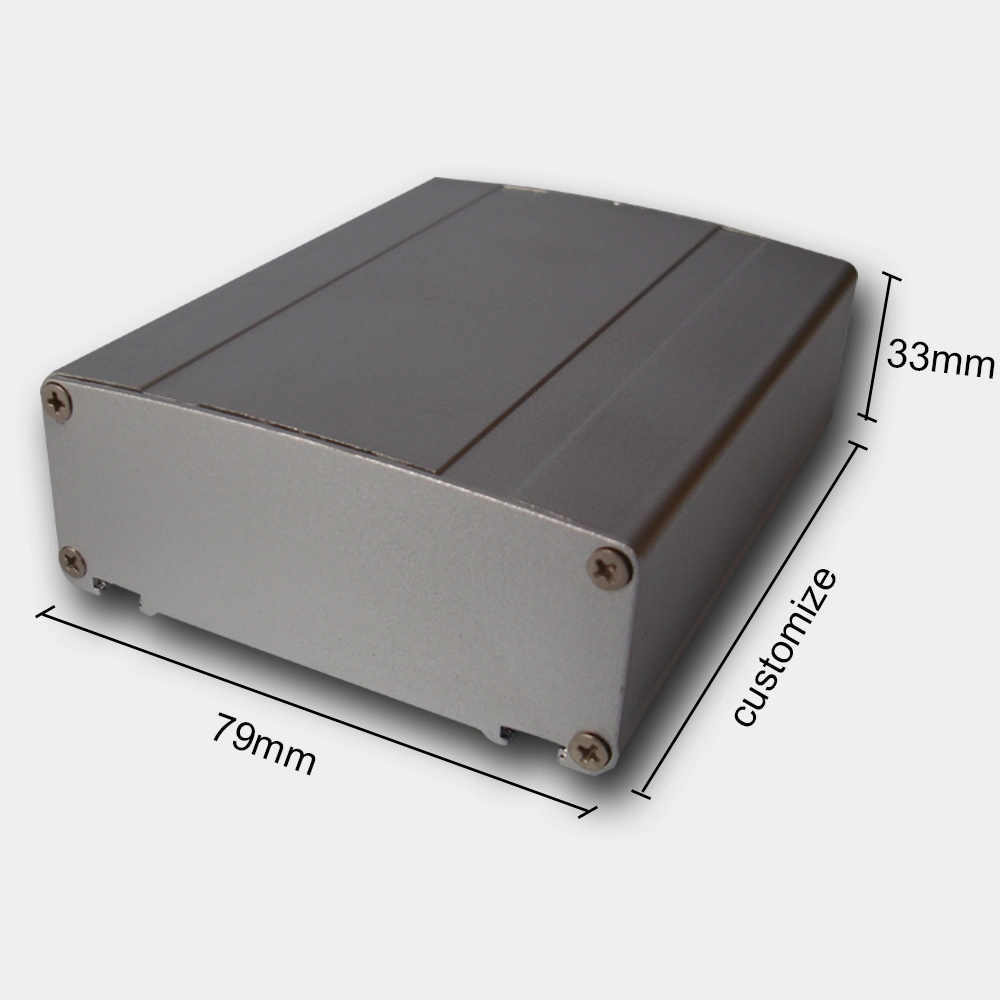 High Quality Communication Extruded Aluminum Housing W79xh33mm