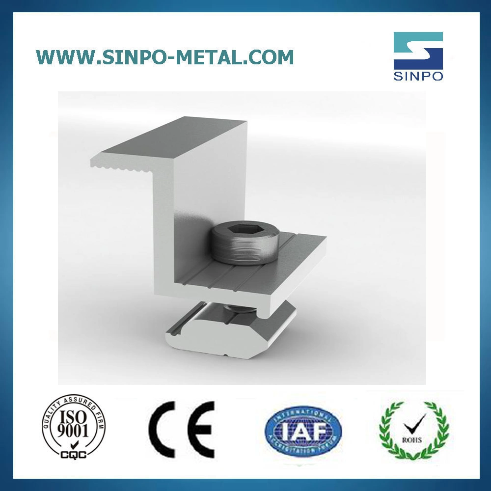 Solar PV Panel Mounting Bracket Solar Panel Support Rails for Flat Roof Solar Power System