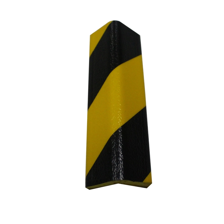 Protector de pared de buena calidad para protector de esquina PU negro y. Protector de esquina de pared amarillo