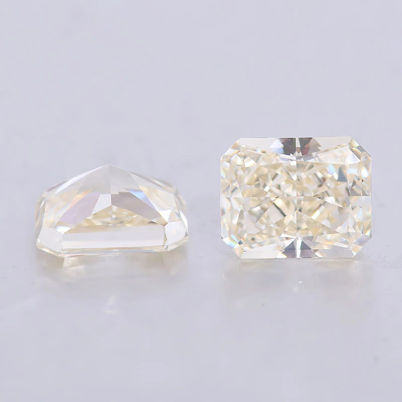 Provence Schmuck Radiant Cut Cubic Zirkonia Zitronengelb Farbe Eis Cut CZ Großhändler Bestand Großhandel/Lieferant Preis Cubic Zirkonia