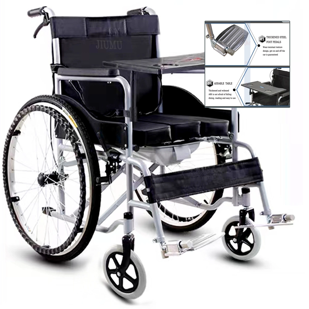 Aluminum Alloy Lightweight Wheelchair Manual Standard for Hospital