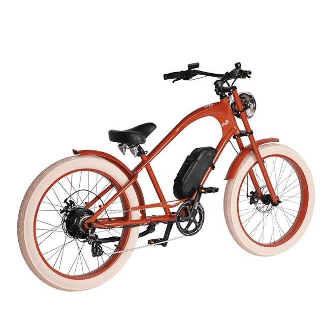 Bicicleta eléctrica de rueda grande de 26 pulgadas, 500W 48V 17.5ah, batería de litio extraíble