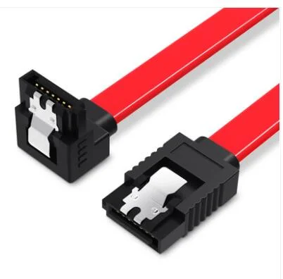 7 Pin 6gbps Hard Disk 3.0 SATA Data Cable with Latch