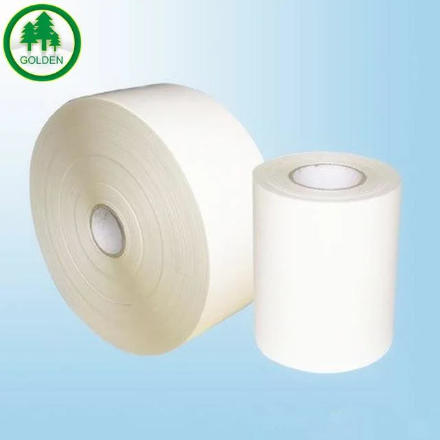 Fabricante de papel térmico de melhor qualidade, 60 mm, 640 mm de largura em rolo pequeno ou em rolo Jumbo